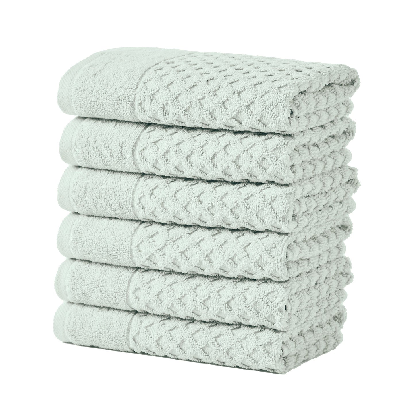 Cotton Diamond Waffle Weave Bath Towel Set
