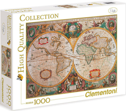 Old Map - 1000 Piece Puzzle - Tampa Home & Garden Store