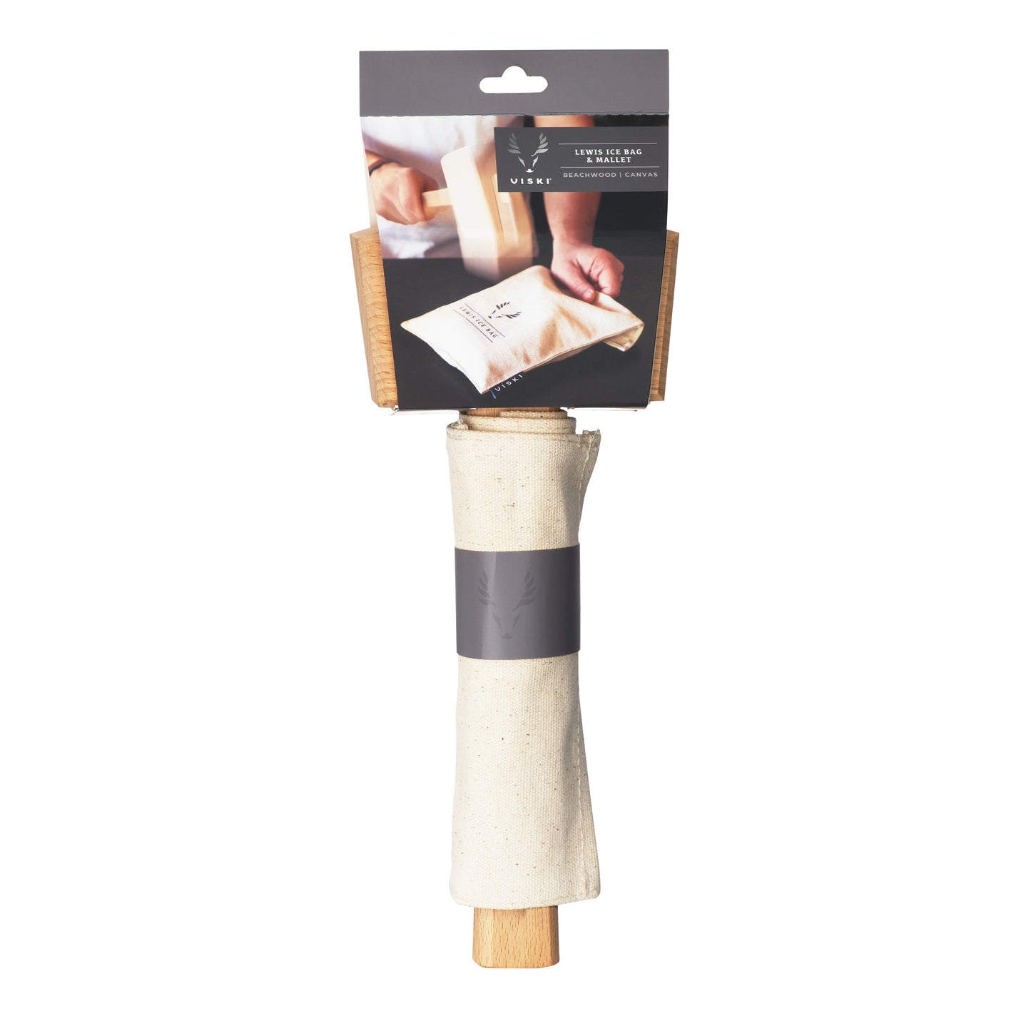 Professional Lewis Ice Bag and Canvas Mallet Set