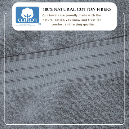 Premium Zero Twist Cotton Bath Towel and Set
