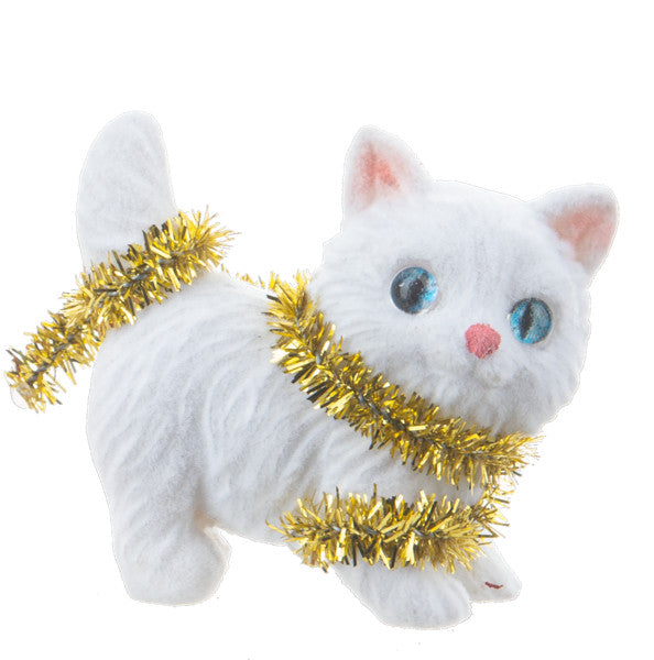 Breloque Chat de Noël Miaou - Or