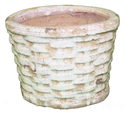Maceta ovalada de terracota de 5 pulgadas