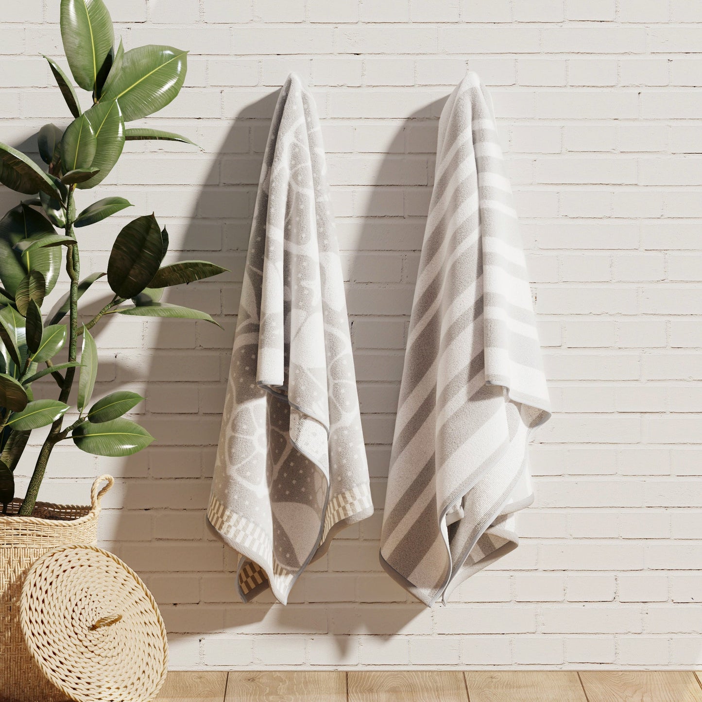Velour Cotton Beach Towels and Maui Two Pack