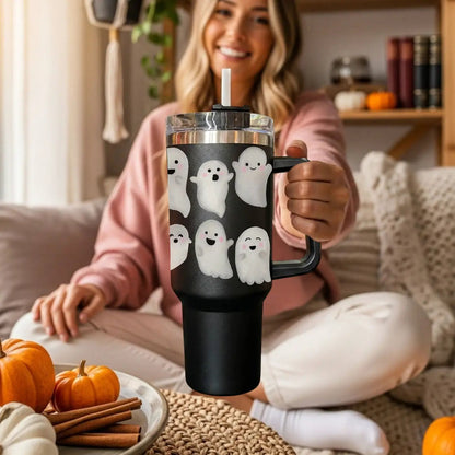 Ghosts 40oz Tumbler for Spooky Season Fun
