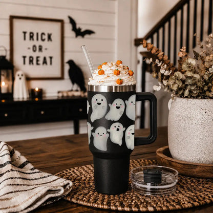 Ghosts 40oz Tumbler for Spooky Season Fun