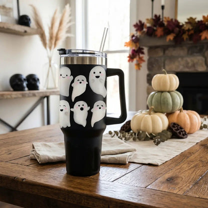 Ghosts 40oz Tumbler for Spooky Season Fun