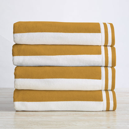 Striped Cabana Beach Towel and Soft Pastel Colors