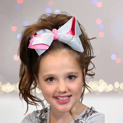 Girls Large Sparkle Cheer & Dance Hair Bow by Chicky Chicky Bling Bling on Tampa Home & Garden Store