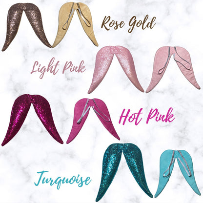 Girls sequin pixie wings set in rose gold, pink, turquoise by Chicky Chicky Bling Bling on Tampa Home & Garden Store