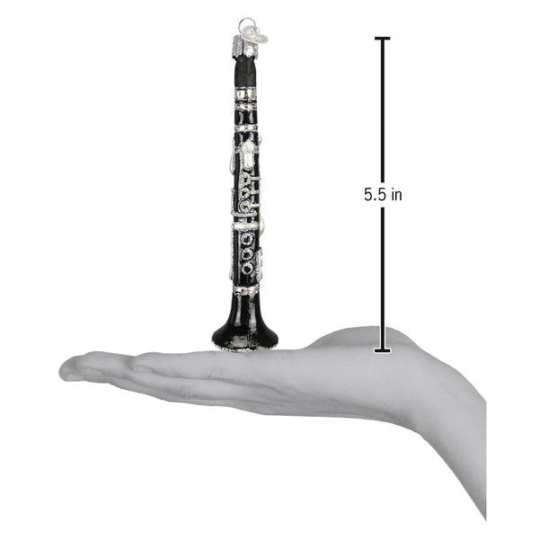 Adorno de cristal para clarinete