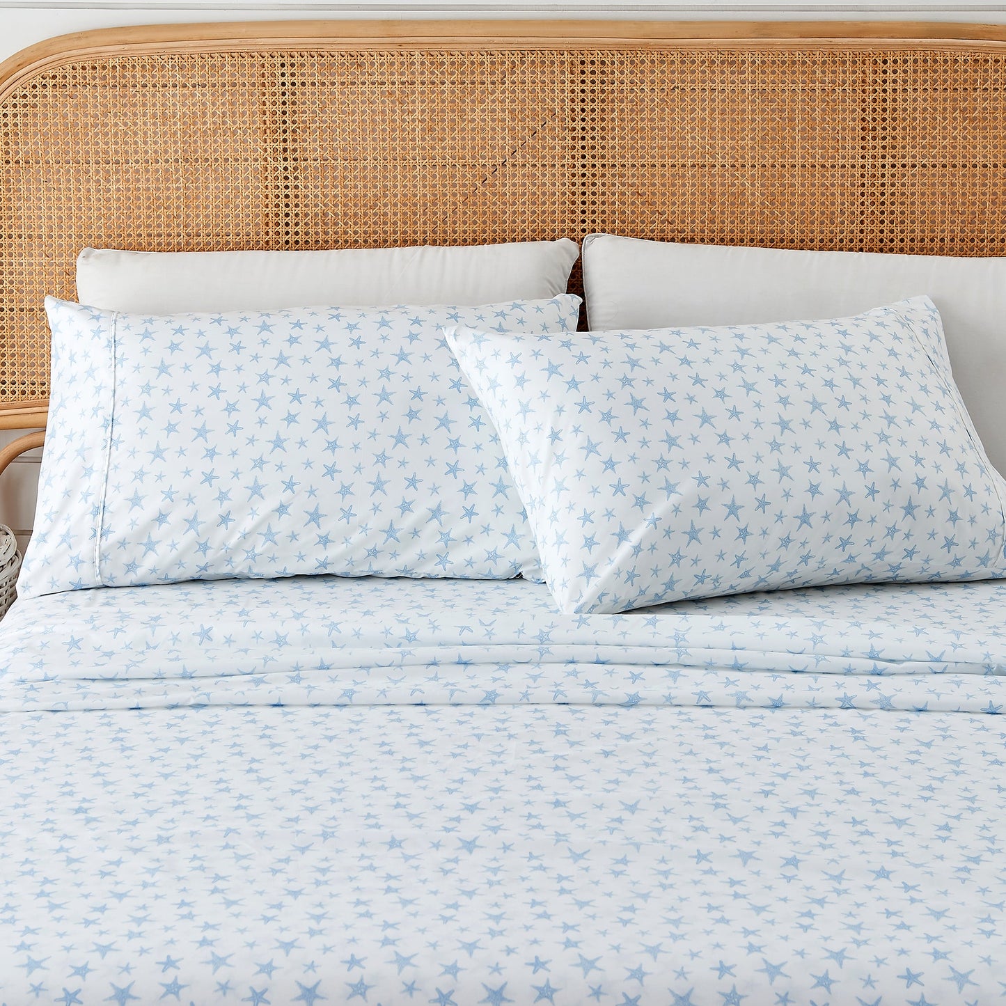 Lightweight Coastal Printed Sheet Set and Covers
