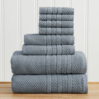 Premium Cotton Checkered Jacquard Towel for Bath