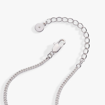 Glass Butterfly Inline Necklace by Alex and Ani, silver-tone chain with crystal round charm on Tampa Home & Garden Store