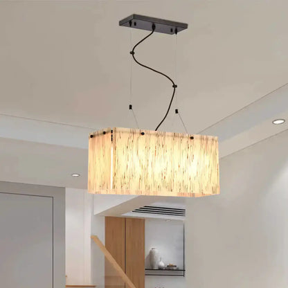 Pendant light modern bamboo and black glass island light for dining room Decorbites on Tampa Home & Garden Store