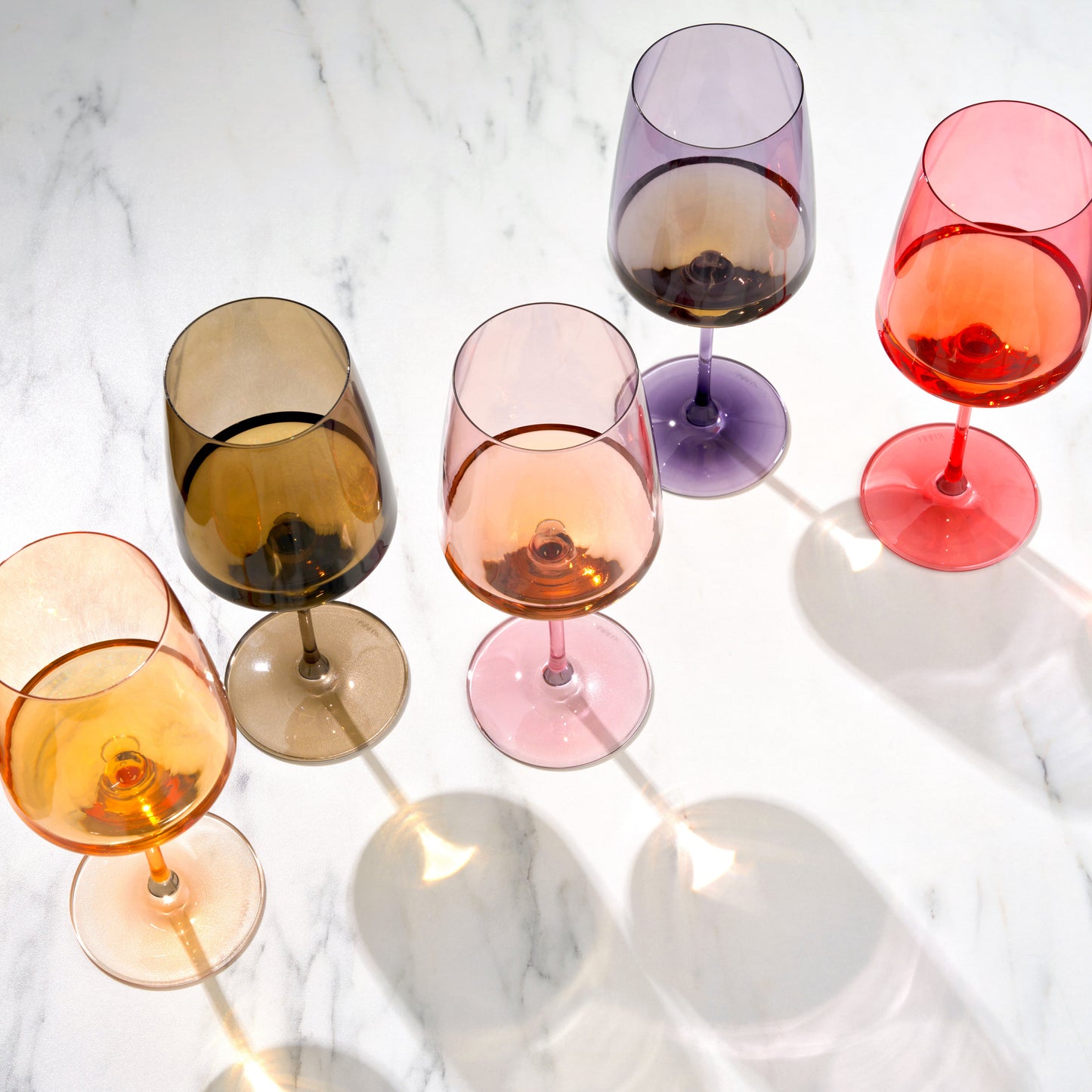 Luxury Pomelo Crystal Wine Glasses and Stemware