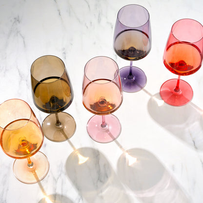 Luxury Pomelo Crystal Wine Glasses and Stemware