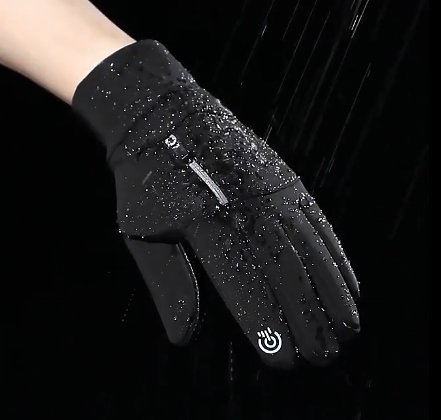 Touch Screen Warm Gloves River Country Gear, black water-resistant touchscreen gloves on Tampa Home & Garden Store