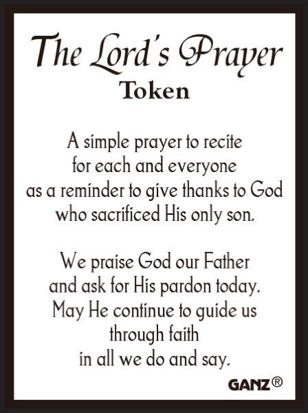 The Lord's Prayer Token
