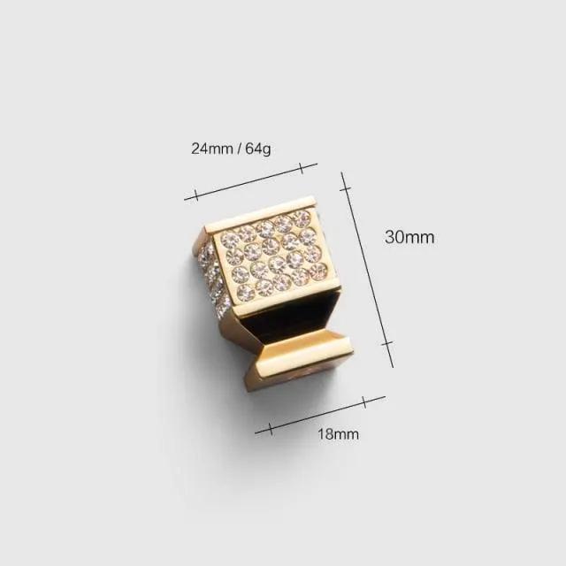 Gold Luxury Door Handles Zinc Alloy Cabinet Pulls