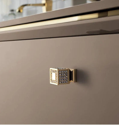 Gold Luxury Door Handles Zinc Alloy Cabinet Pulls