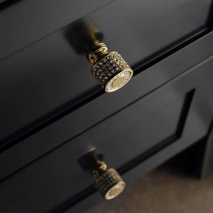Gold Luxury Door Handles Zinc Alloy Cabinet Pulls