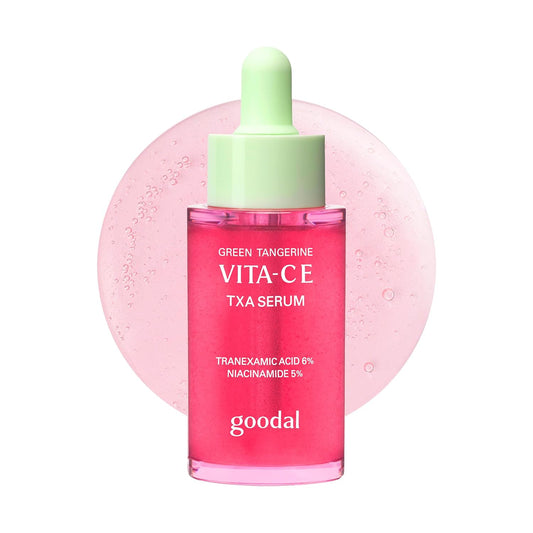 Serum Goodal Green Tangerine Vita-C TXA pink liquid with green dropper cap Tampa store on Tampa Home & Garden Store