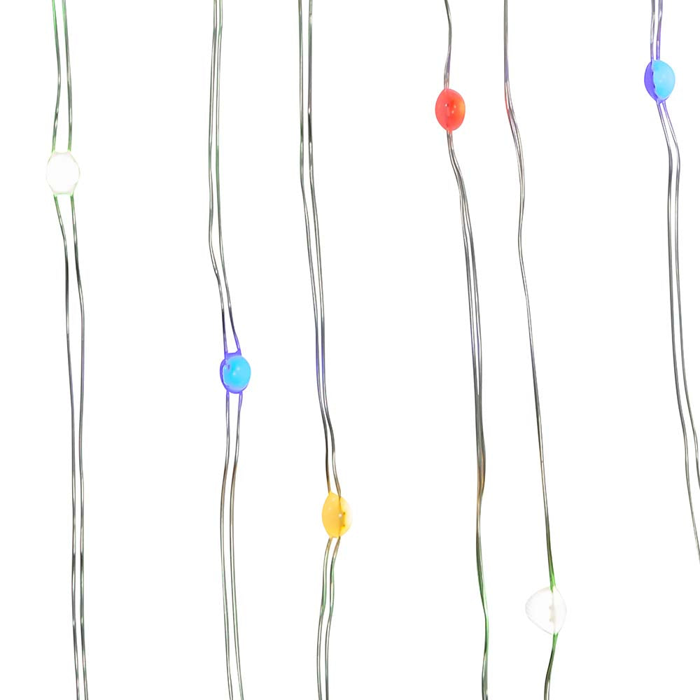 50-Light Battery-Operated Multicolored Superbright LED Light Set