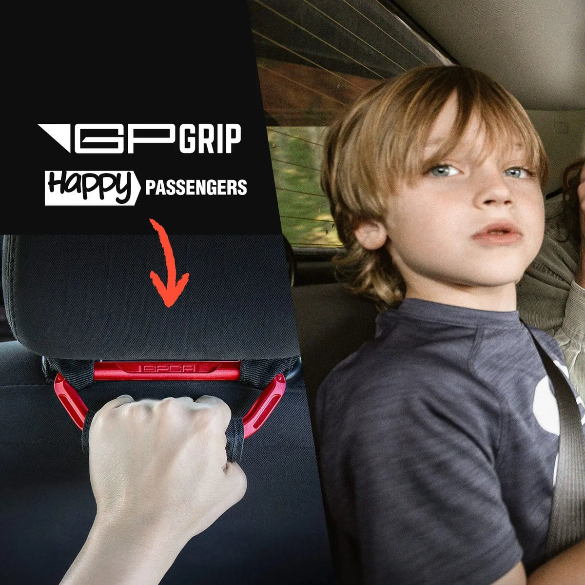 GP Back Grip Pro Red X2 two-pack car grip for vehicle seats and passengers on Tampa Home & Garden Store
