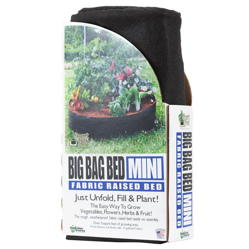 Bolsas de cultivo Smart Pot Mini de 15 galones | Color negro