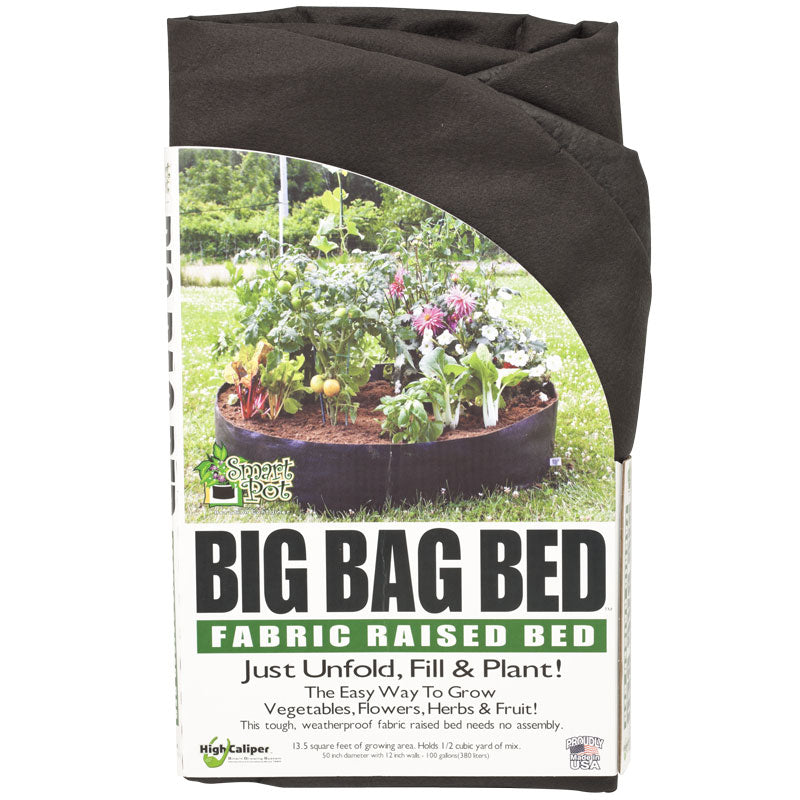 Bolsas de cultivo de 100 galones Smart Pot Big Bag | Negro