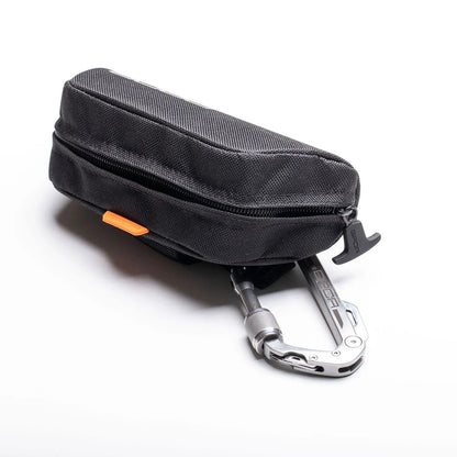 GPCA Carabiner PRO EDC multi-tool clip in case with orange zipper pull and silver tool on Tampa Home & Garden Store