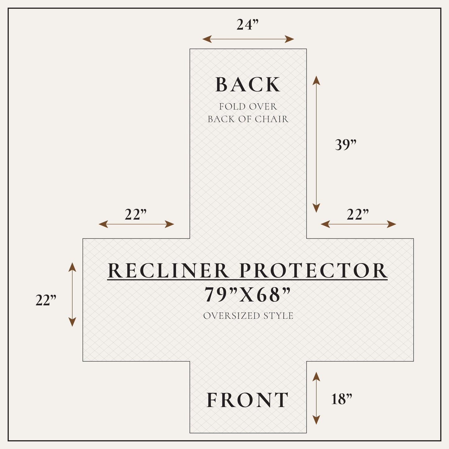 Velvet Furniture Protector And Elastic Cover