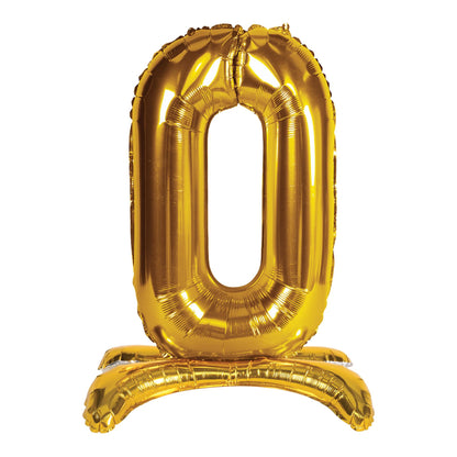Ballon autoportant de 66 cm (26 pouces) - Chiffre « 0 »