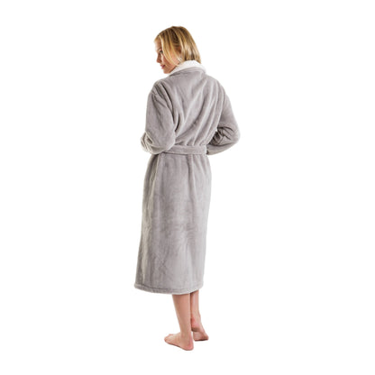 Cloud Soft Sherpa Fleece Robe Ultra Cozy Lounge