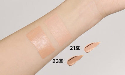 Seoulia GRAFEN Tip Sketch Multi Cover Foundation swatches 21 and 23, peach beige shades on Tampa Home & Garden Store