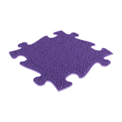 Tots Sensory Playmat Set 2pc purple silicone interlock mats with textured nubs by TINNITOTS on Tampa Home & Garden Store