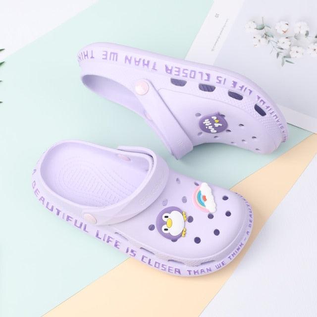 Stevvex gray non-slip lightweight slip-on sandals on Tampa Home & Garden Store