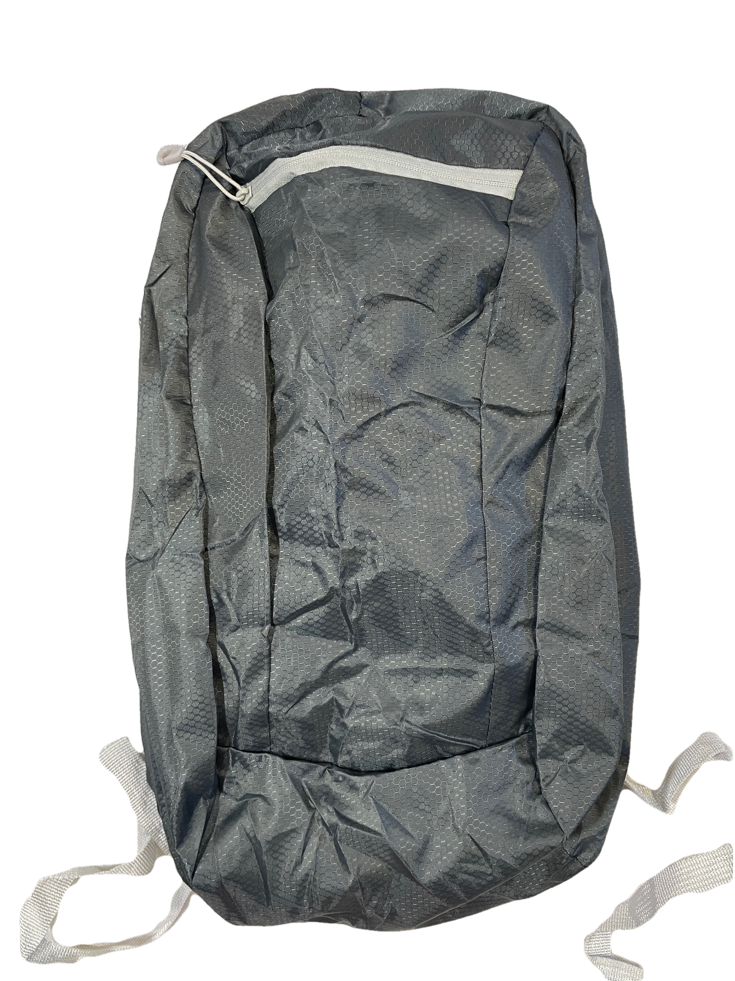 River Country Gear gray polyester day pack with hexagonal texture and light zipper on Tampa Home & Garden Store