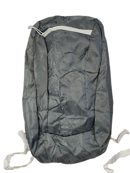 River Country Gear gray polyester day pack with hexagonal texture and light zipper on Tampa Home & Garden Store
