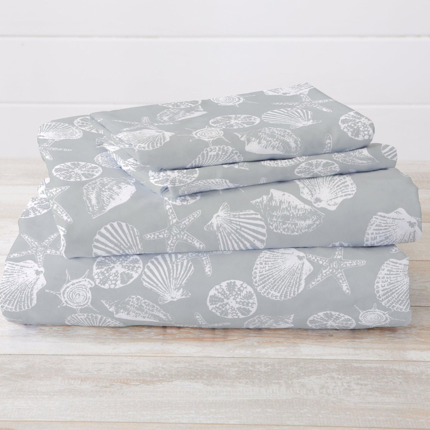 Lightweight Coastal Printed Sheet Set and Covers