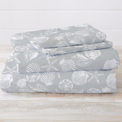 Lightweight Coastal Printed Sheet Set and Covers