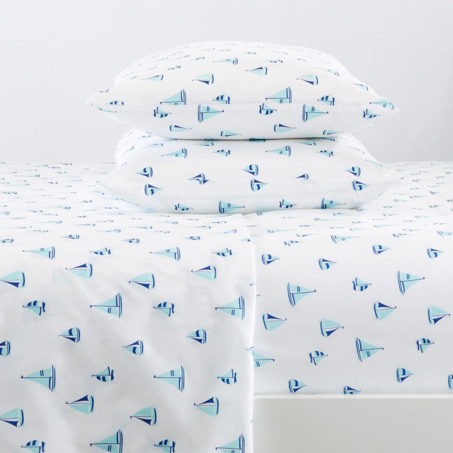 Lightweight Coastal Printed Sheet Set and Covers