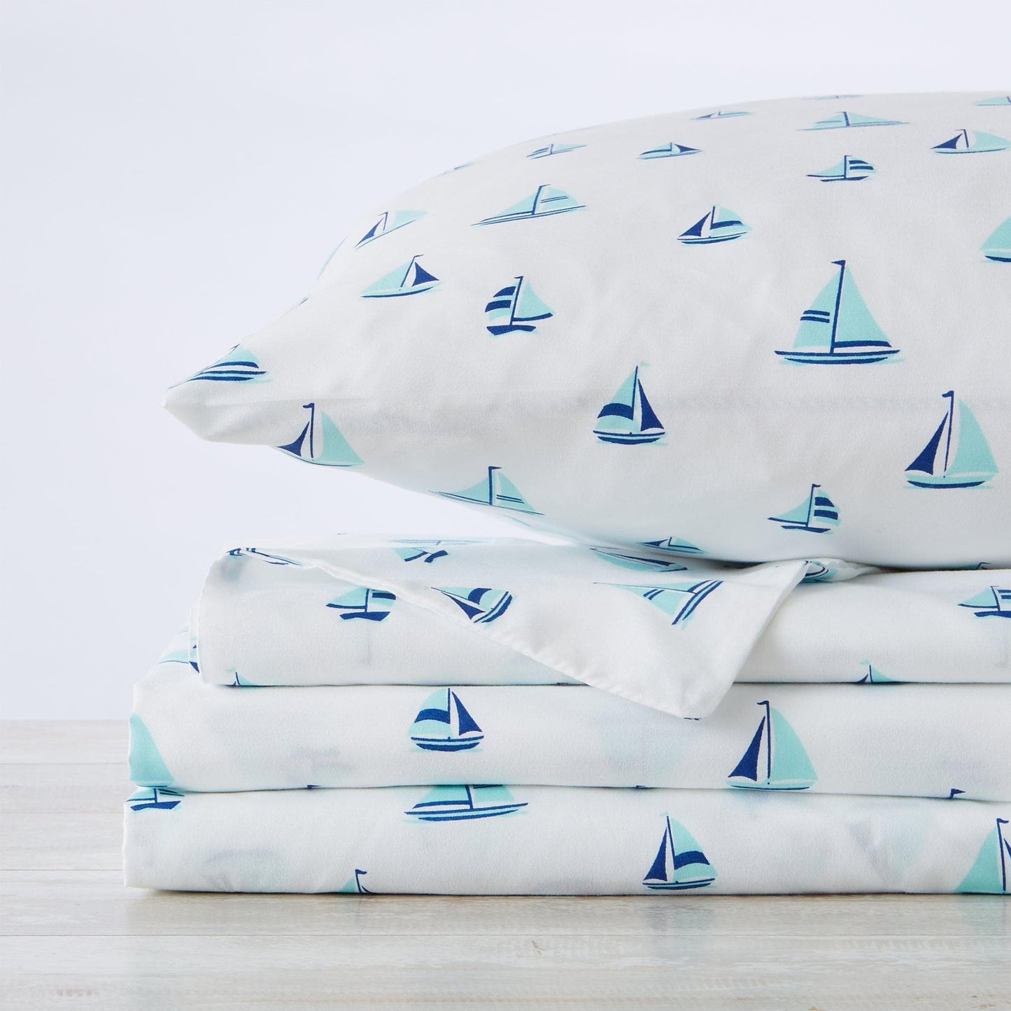 Lightweight Coastal Printed Sheet Set and Covers