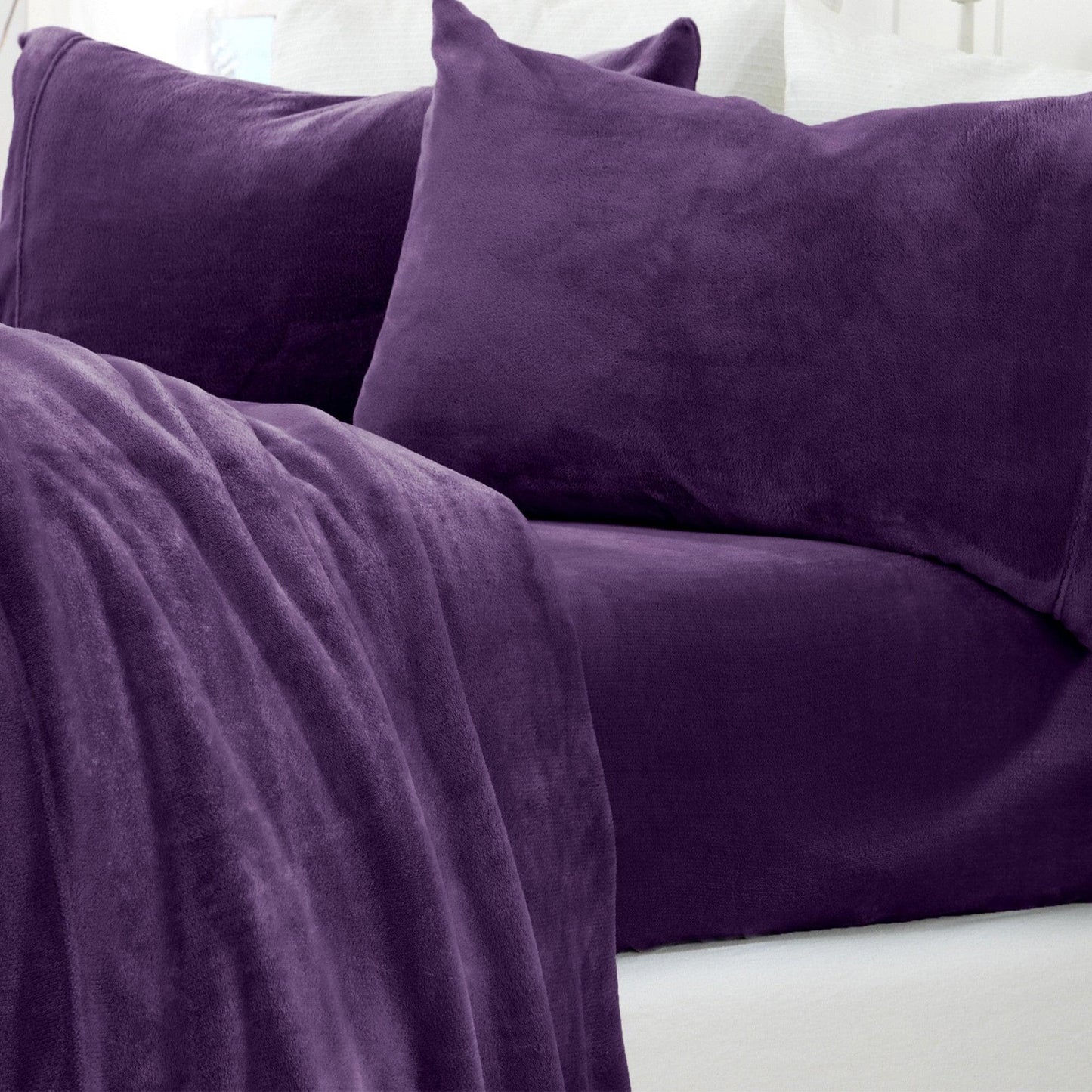 Jewel Tone Velvet Plush Sheets and Winter Prints