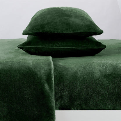 Jewel Tone Velvet Plush Sheets and Winter Prints