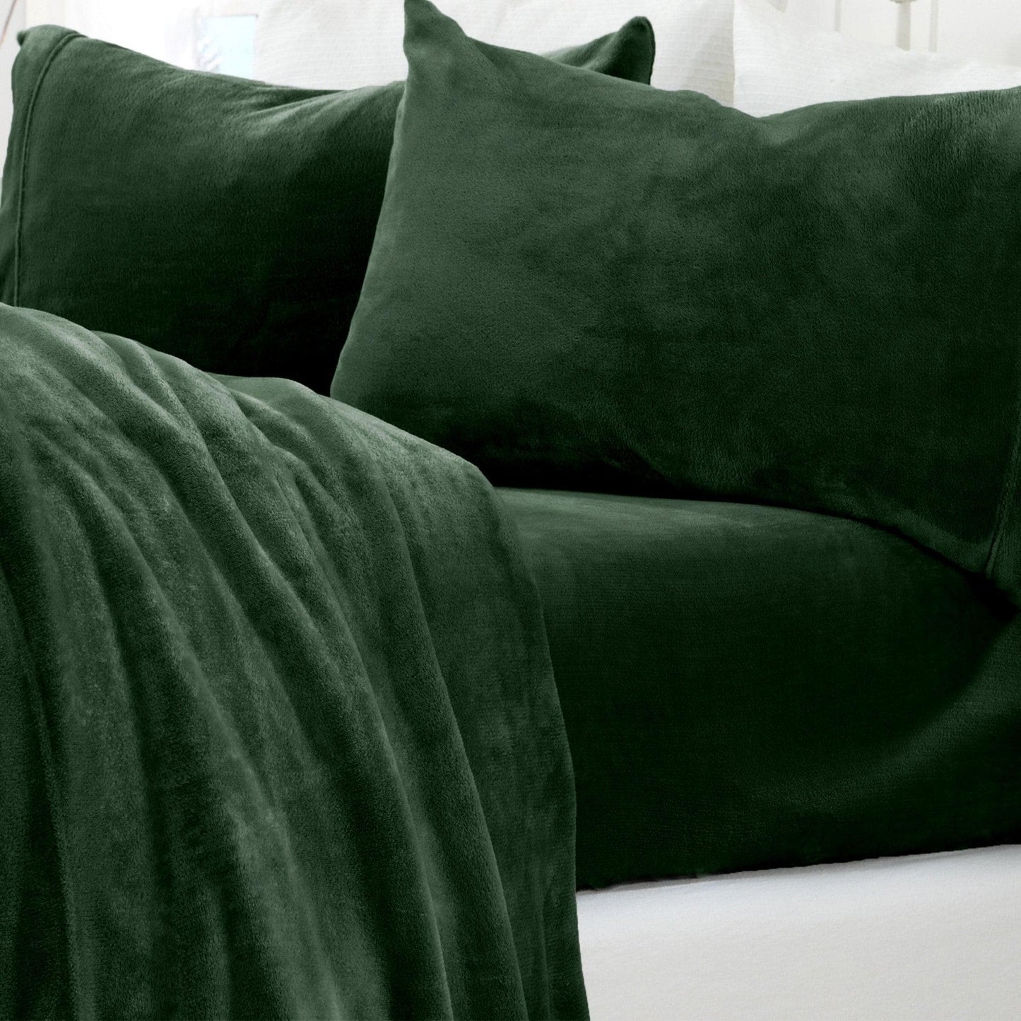 Jewel Tone Velvet Plush Sheets and Winter Prints