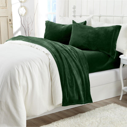 Jewel Tone Velvet Plush Sheets and Winter Prints