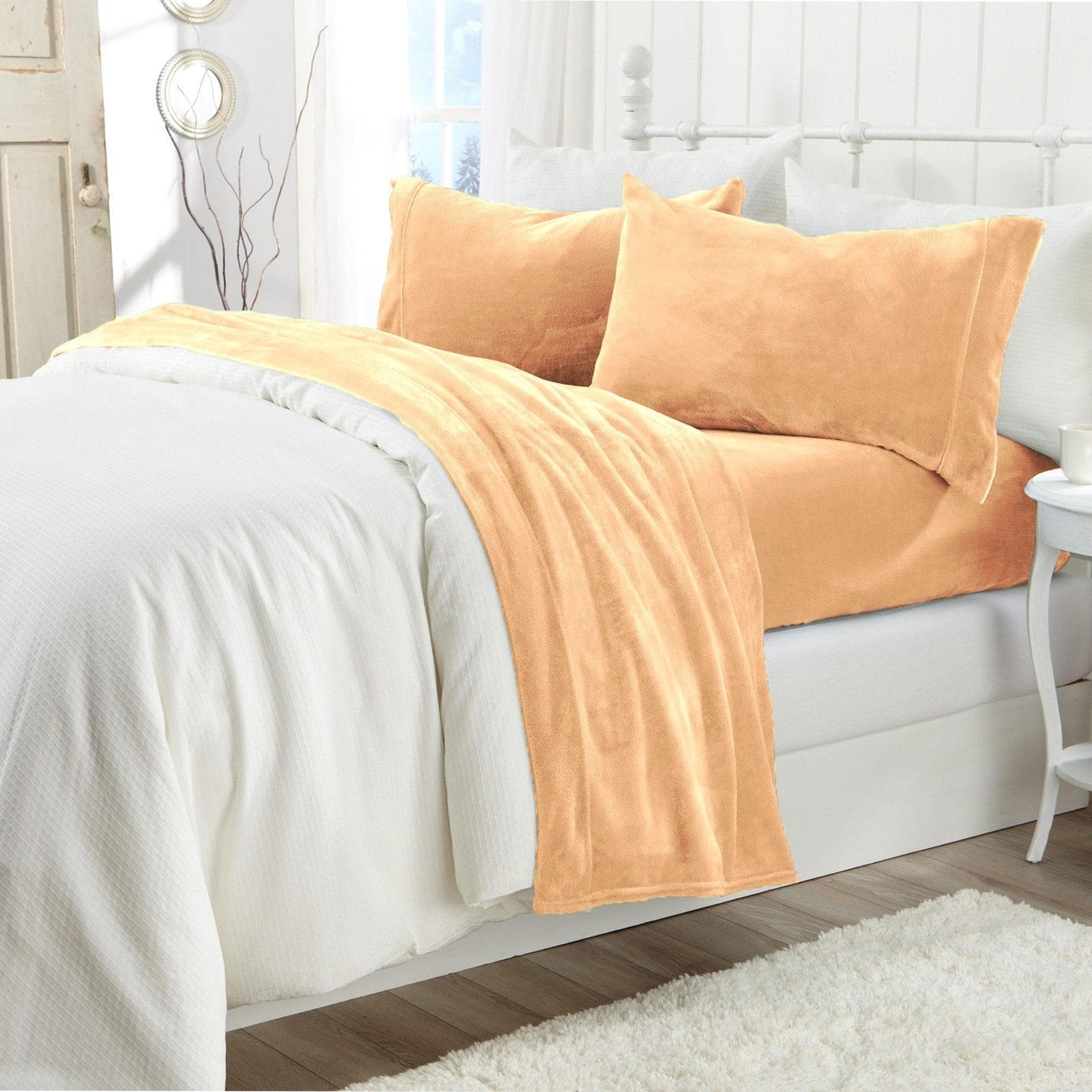 Jewel Tone Velvet Plush Sheets and Winter Prints