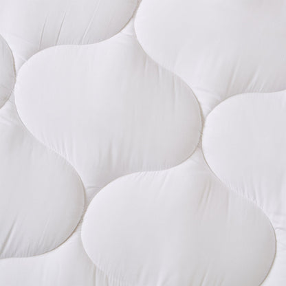 2 Inch Thick Hypoallergenic Mattress Topper Kyla Collection, white quilted mattress pad on Tampa Home & Garden Store