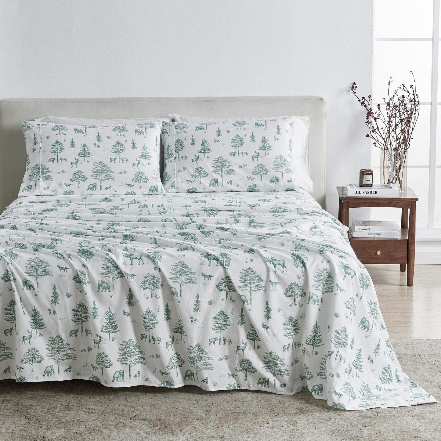 Lodge Printed Sheet Set and the Rustic Print